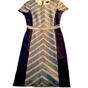 GUC JCREW linen and cotton A line  dress size 2